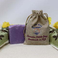 Soap - Potato Lavender with 'potato bag'