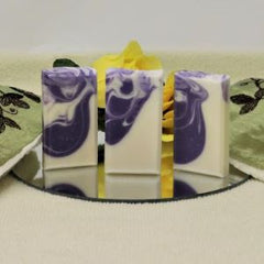 Luscious Lavender mini soap bars made by 